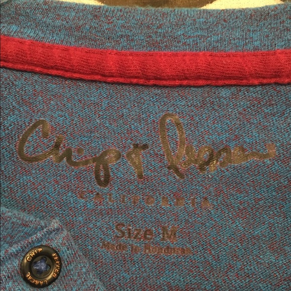 💐Chip & Pepper Henley Raglan - Picture 3 of 4